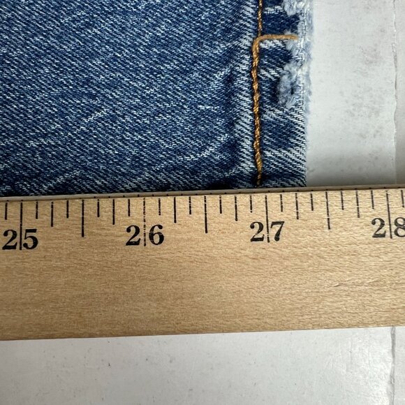 Levi's Jeans Women's 29x27* 501 Skinny Ankle High Rise Blue Stretch Denim Tag 27 - Picture 12 of 16